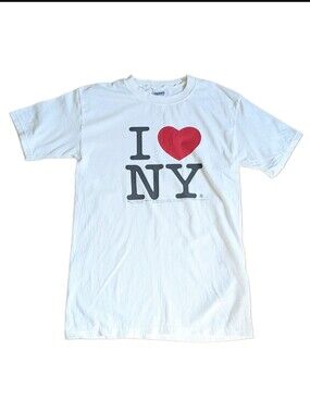 Vintage Gildan Heavy Weight 100% Cotton Classic I Heart NY Graphic Tee Shirt